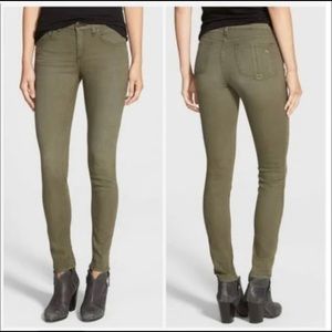 Rag and bone olive skinny jeans size 26